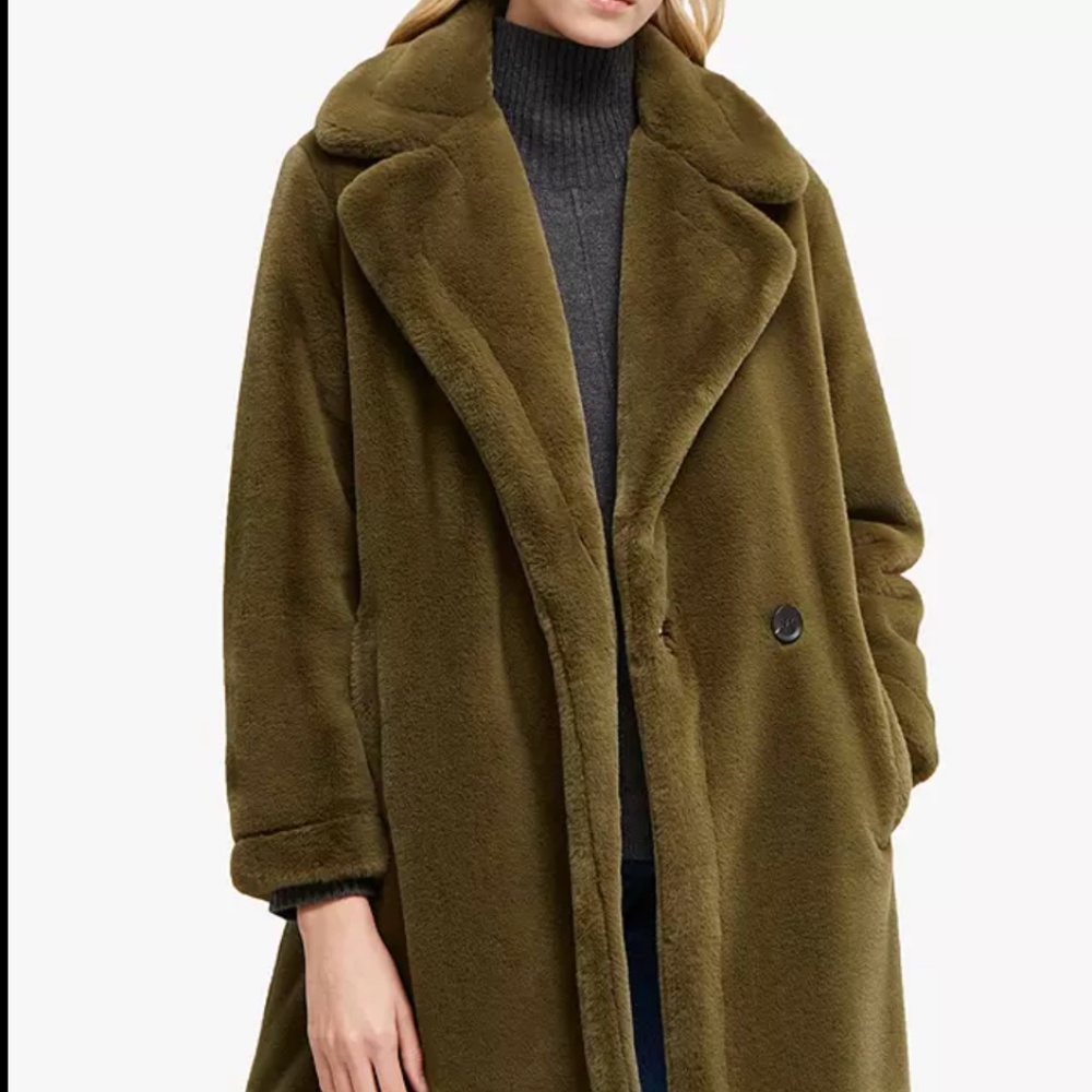 French Connection Faux Fur Coat
